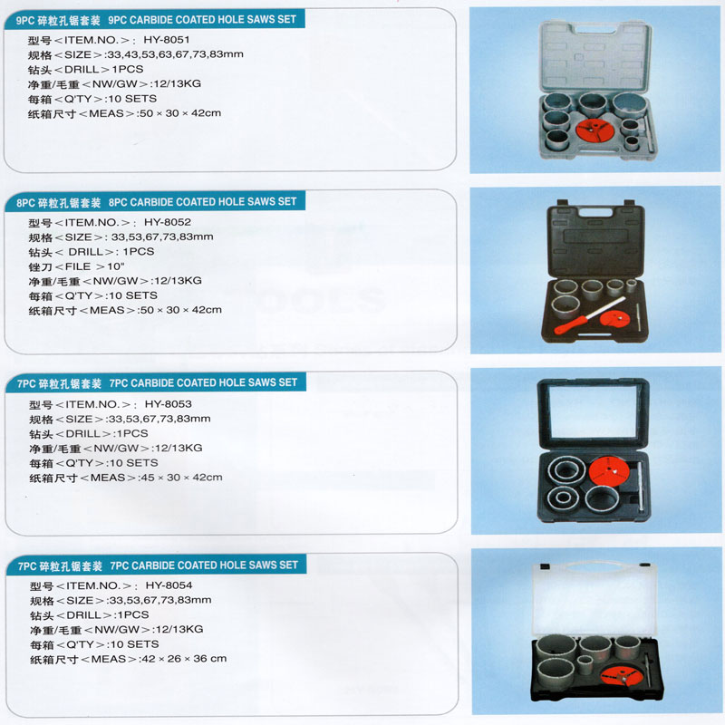 瓷砖孔锯（开孔器）系列